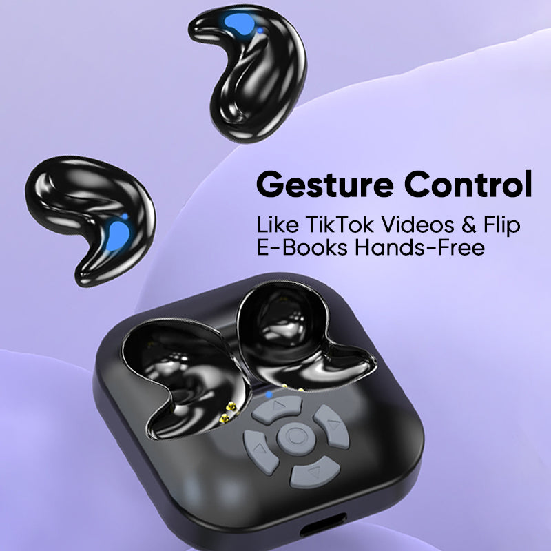 Bluetooth Earbuds Smart Sleep Headphone Watch with Gesture Control
