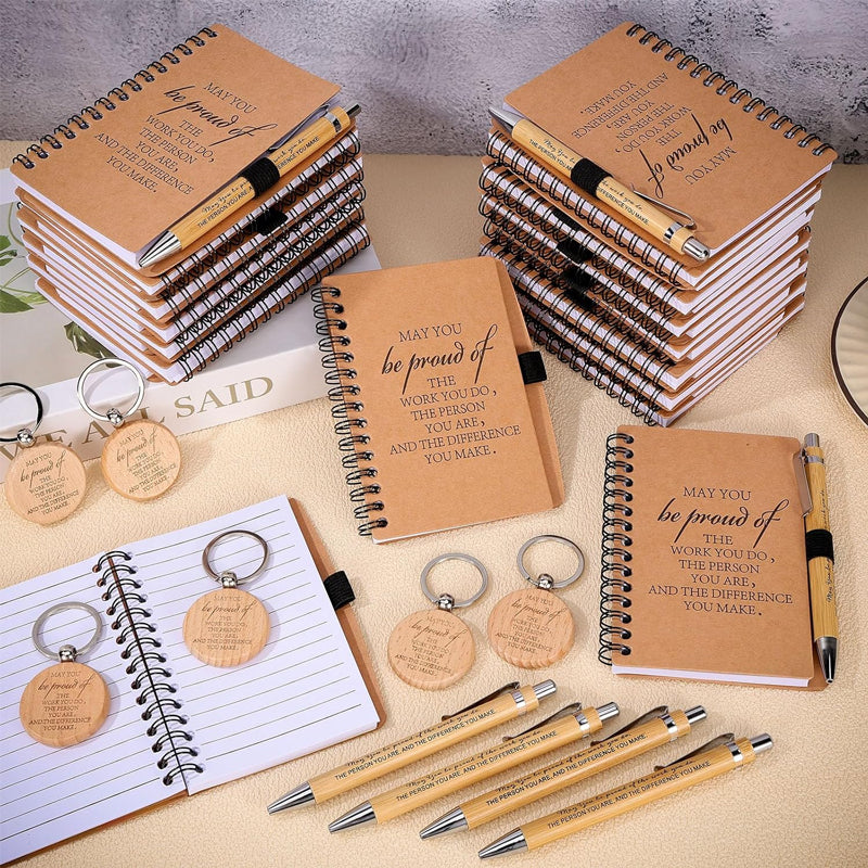 Eco-Friendly Bamboo Stationery Gift Set