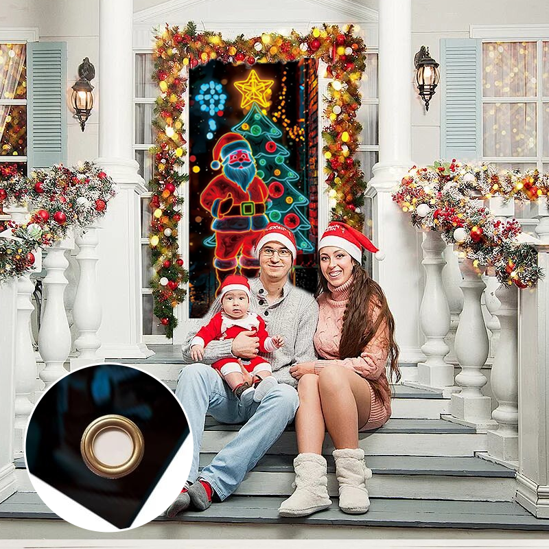 🎄 Christmas Door Banner Decoration Set