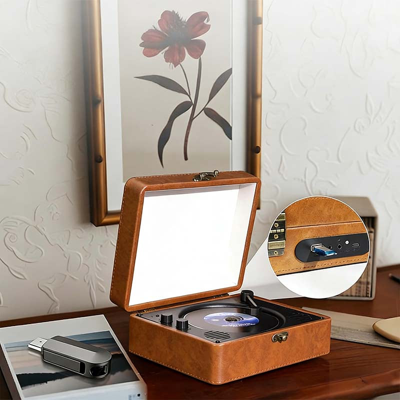 Portable Retro CD Bluetooth Music Player