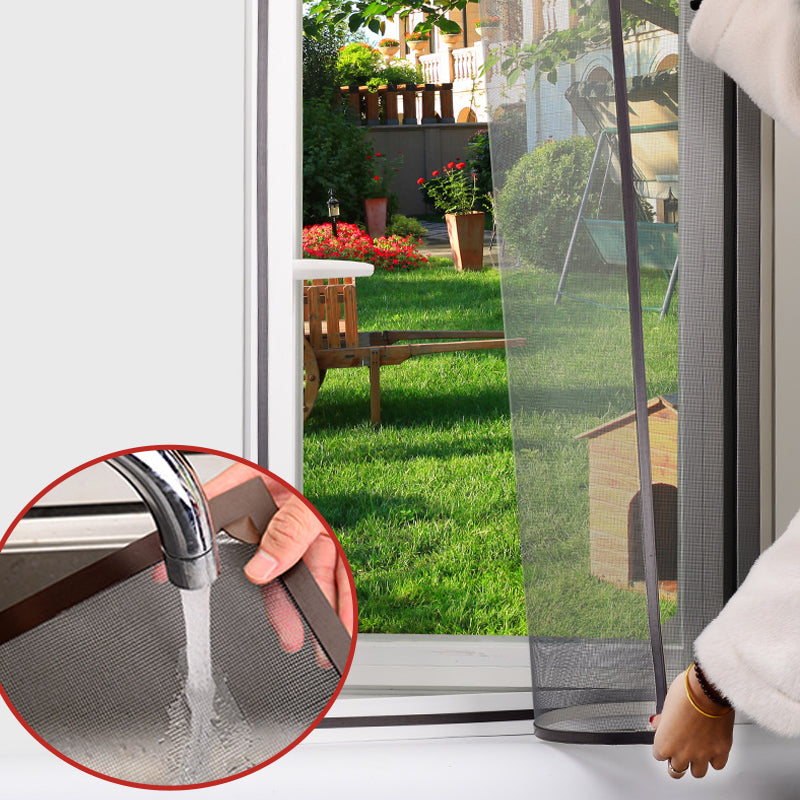 Velcro Fly Window Screen Mesh Curtain with Self Adhesive Velcro Tape