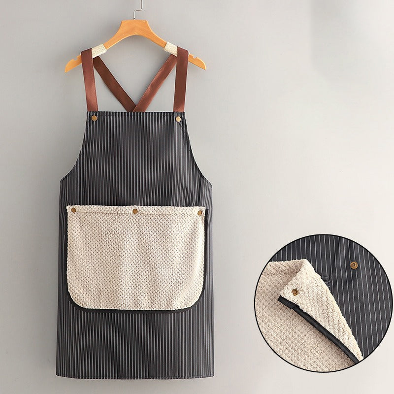 Detachable Waterproof Hand-Wiping Apron