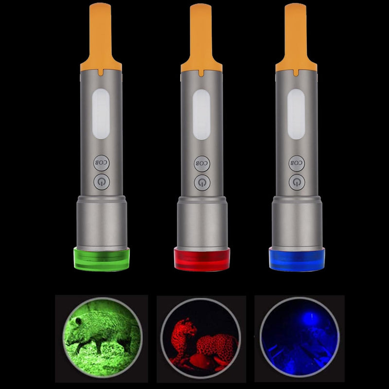 Zoomable Telescopic Focused Multi-functional High-intensity Flashlight