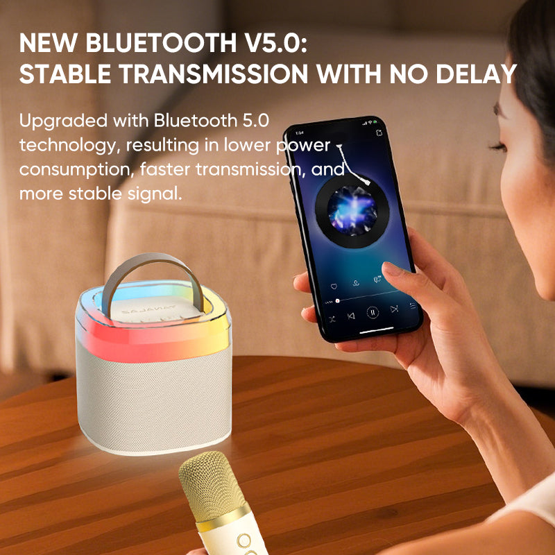 Wireless Karaoke Speaker with Microphone