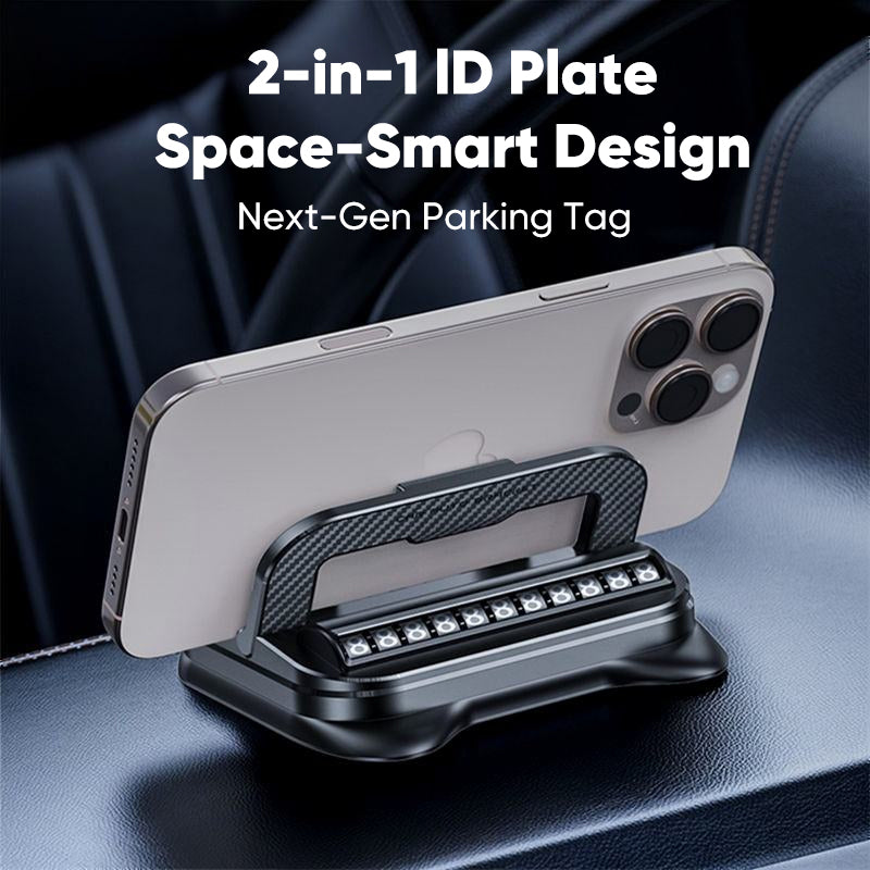 Foldable Silicone Parking Plate Phone Holder