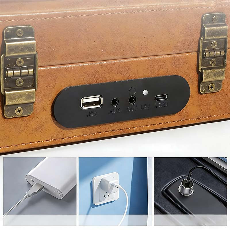 Portable Retro CD Bluetooth Music Player