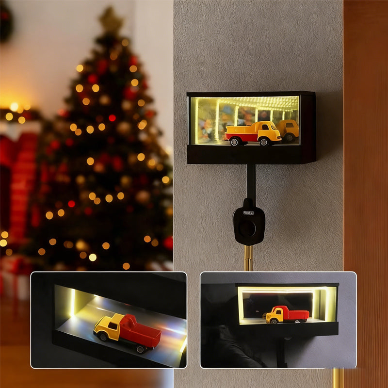 LED Infinity Mirror Garage Key Rack