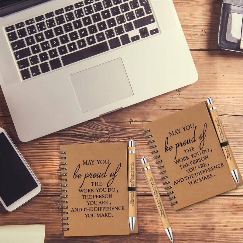 Eco-Friendly Bamboo Stationery Gift Set