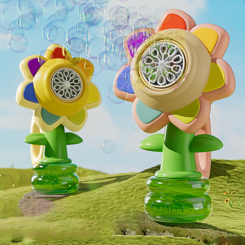 Sunflower Bubble Machine