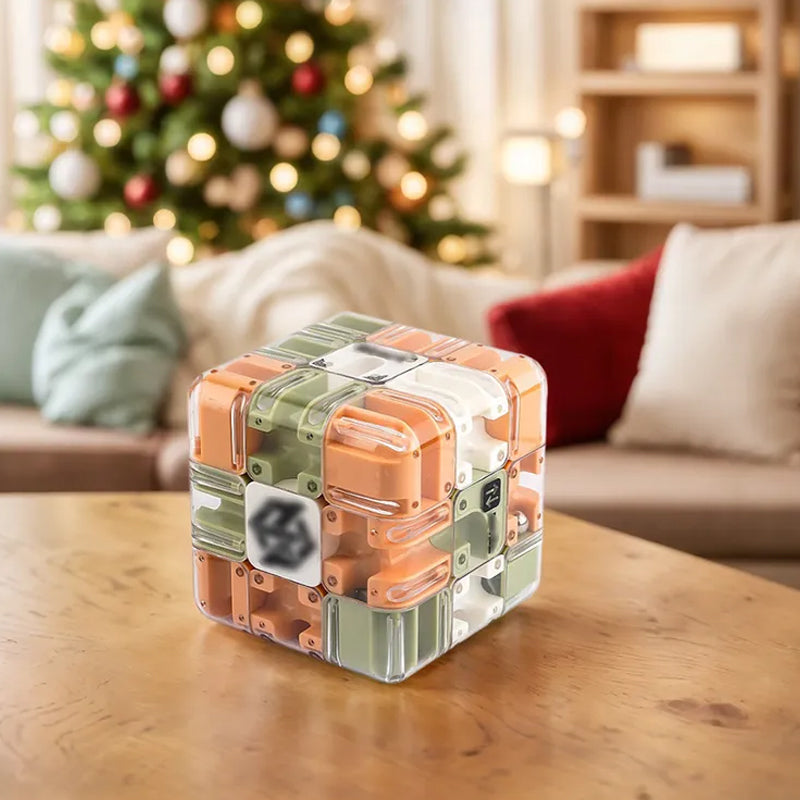 3D Rolling Ball Maze Cube