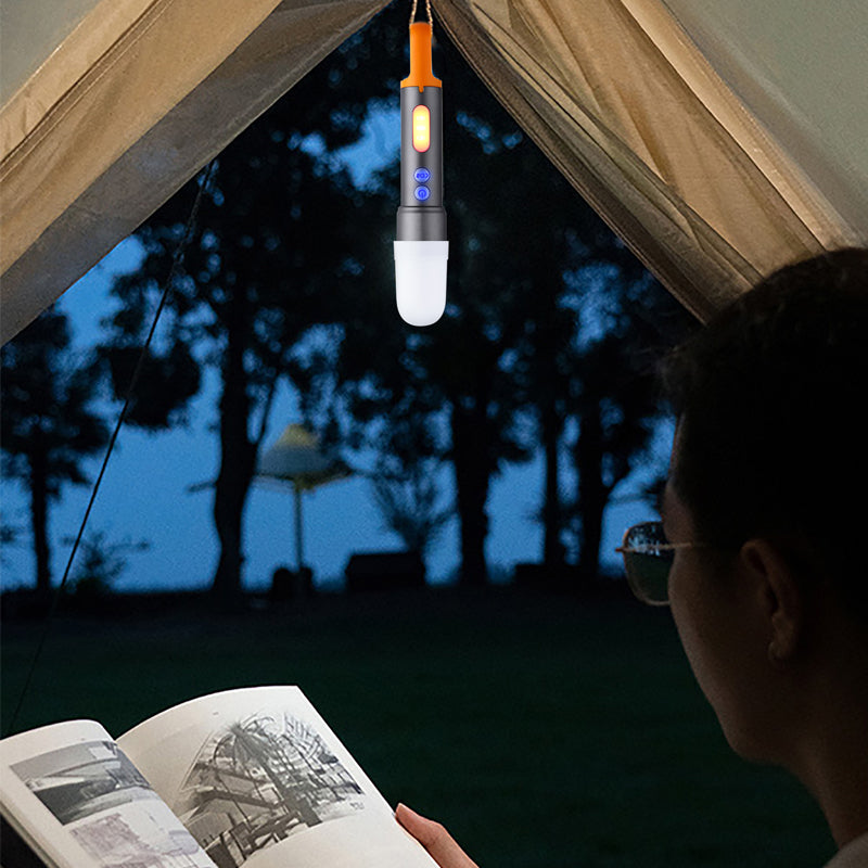 Zoomable Telescopic Focused Multi-functional High-intensity Flashlight