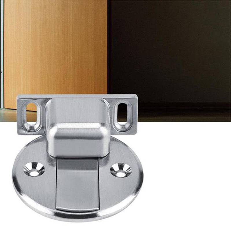 Stainless steel invisible magnetic doorstop