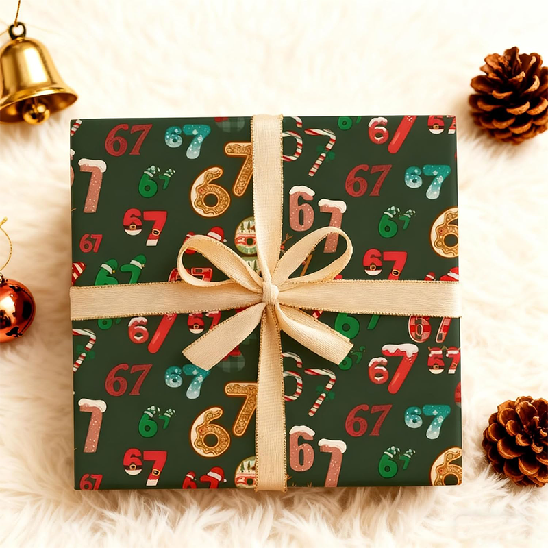 Festive Christmas Wrapping Paper Set