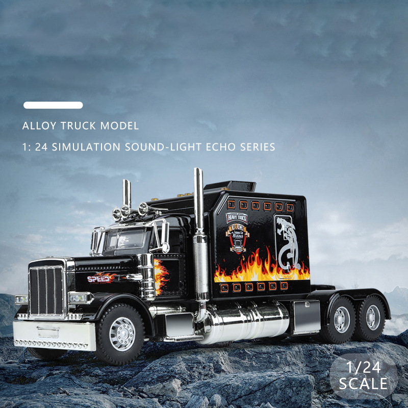 1:24 Heavy-Duty Alloy Truck Model