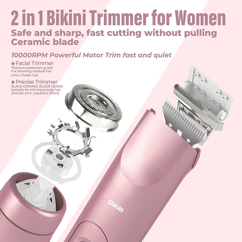 2‑in‑1 Women’s Electric Shaver