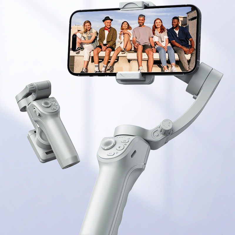 Gimbal Stabilizer for Smartphone with Wireless Charging