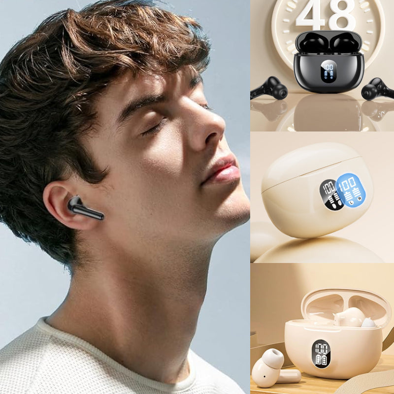S510 Bluetooth Earbuds – Noise Cancelling, Digital Display