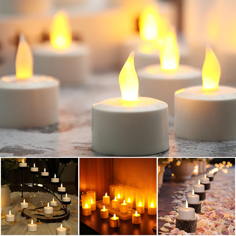 12-Piece Rechargeable LED Flameless Candle Set