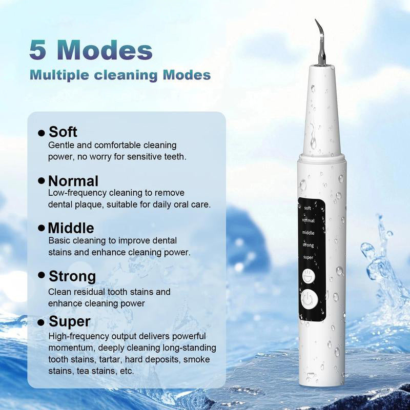 Ultrasonic Dental Scaler with 5 Modes