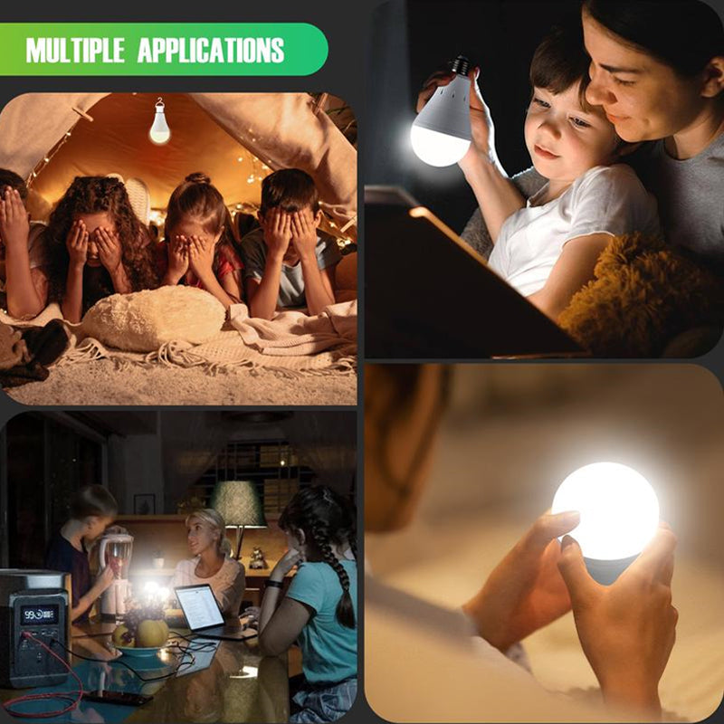 Multifunctional Portable Rechargeable LED Bulb with Remote Control