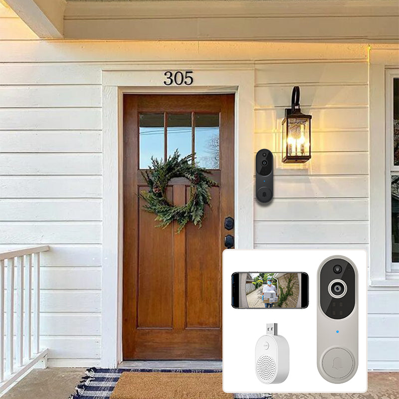 Wireless Smart Doorbell Camera – Outdoor Surveillance with HD Night Vision