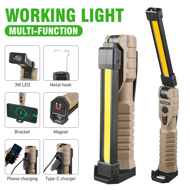 Foldable LED Rechargeable Work Light