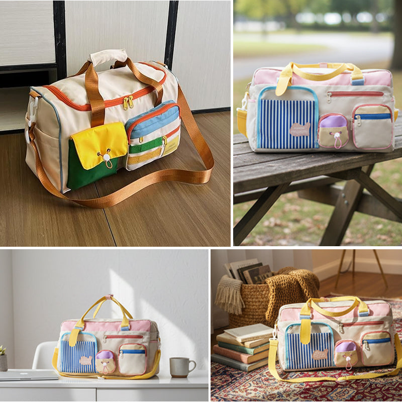 Versatile Travel Tote with Shoe Compartment