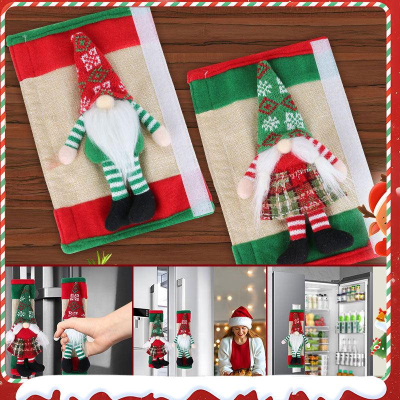🎅 Santa Claus Refrigerator Handle Covers Set