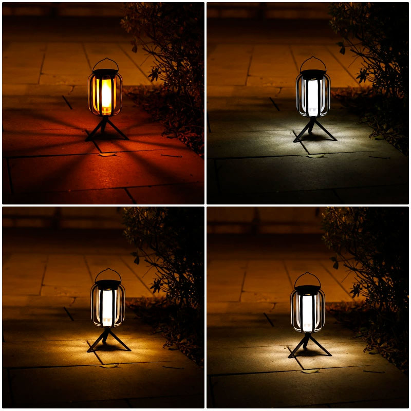 Solar Lantern Outdoor Light with Base