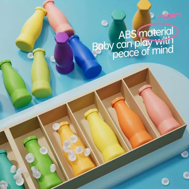 Realistic Beverage Bottle Matching Playset Toy