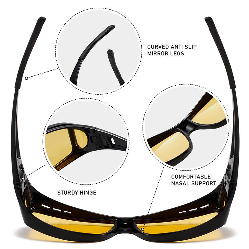 Polarized Night Vision Driving Glasses