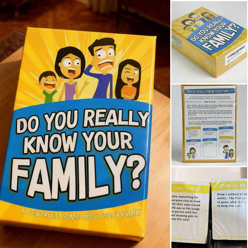 Family Fun Learning Card Game