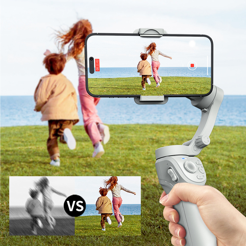Gimbal Stabilizer for Smartphone with Wireless Charging