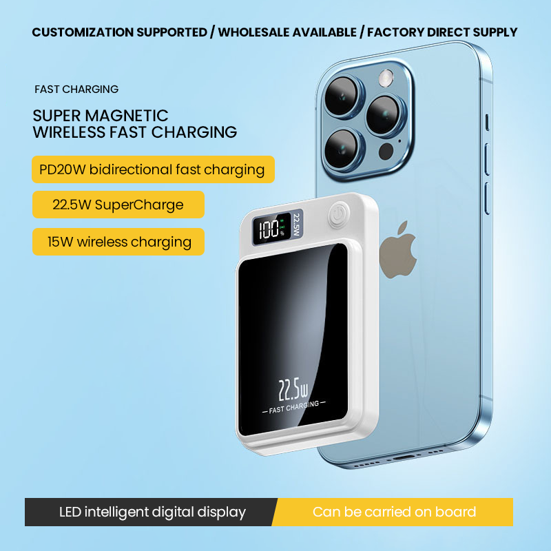 Magnetic Digital Display Power Bank 10000mAh