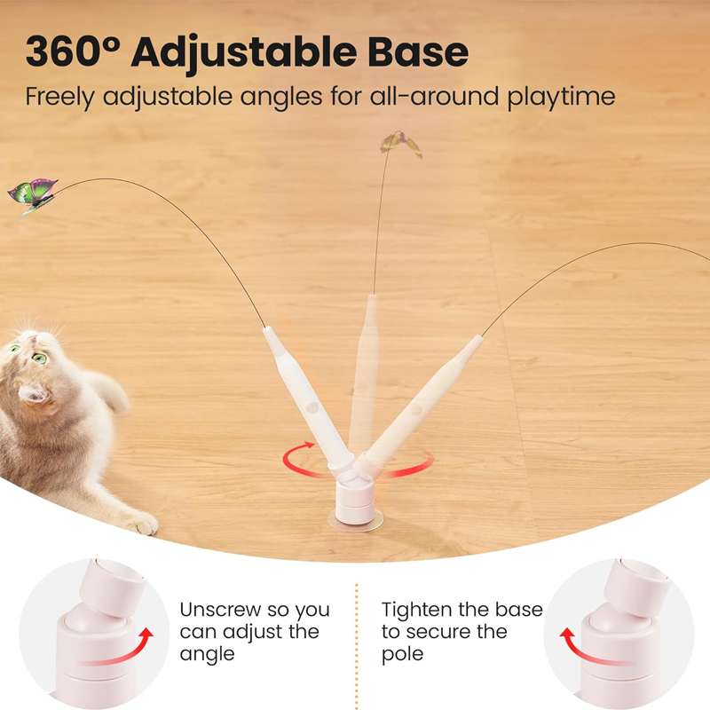 Automatic Suction Cup Electric Cat Teaser