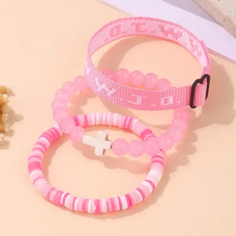 Clay Cross Card Bracelet Set