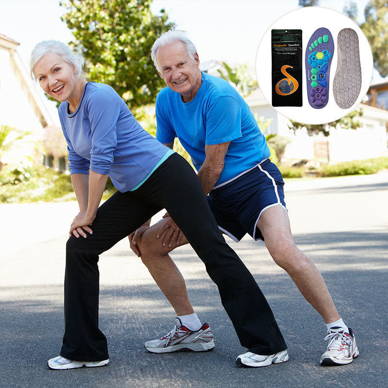 Cuttable magnetic insoles