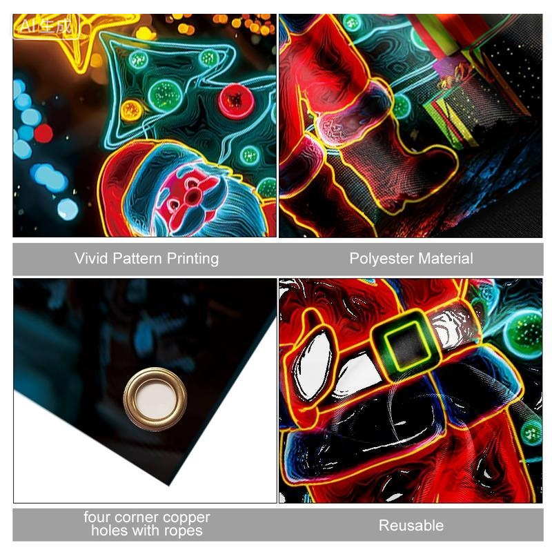 🎄 Christmas Door Banner Decoration Set