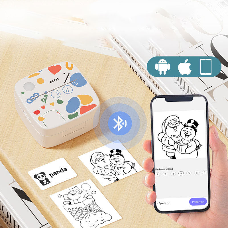 Mini Wireless Bluetooth Label Printer