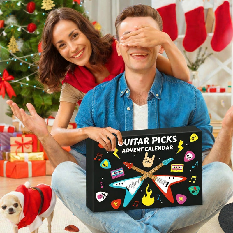 Christmas Guitar Pick Countdown Blind Box