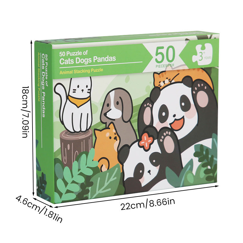 Animal Stacking Puzzle Blocks Toy Set