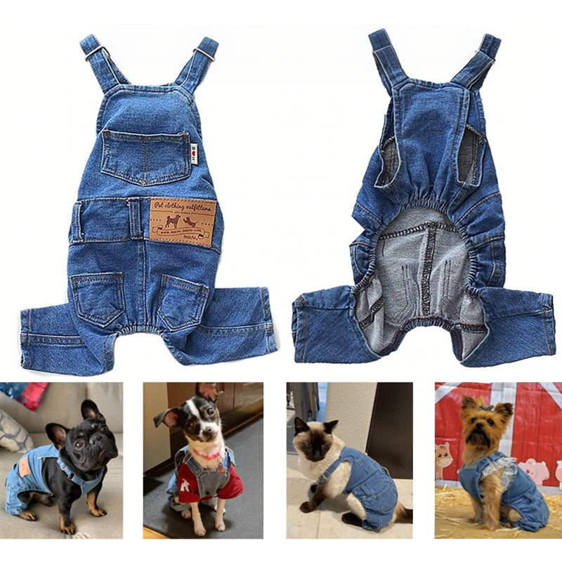Dog Denim Overall