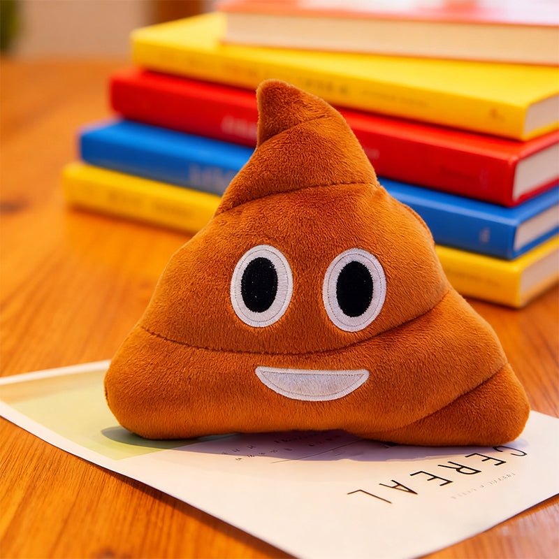 Funny Poop Emoji Plush Pillow