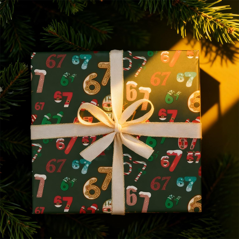 Festive Christmas Wrapping Paper Set