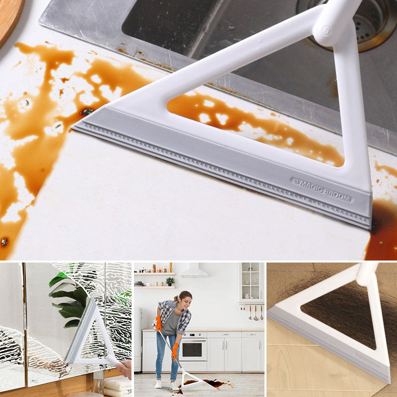 Magic Floor Squeegee Broom – Multi-Purpose TPR Sweeper