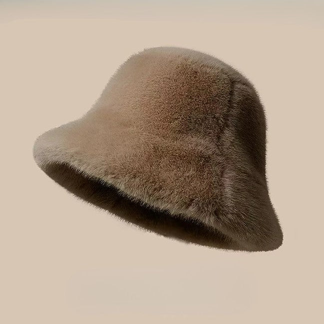 Bucket Hats Fashion Outdoor Fisherman Hat with Fleece
