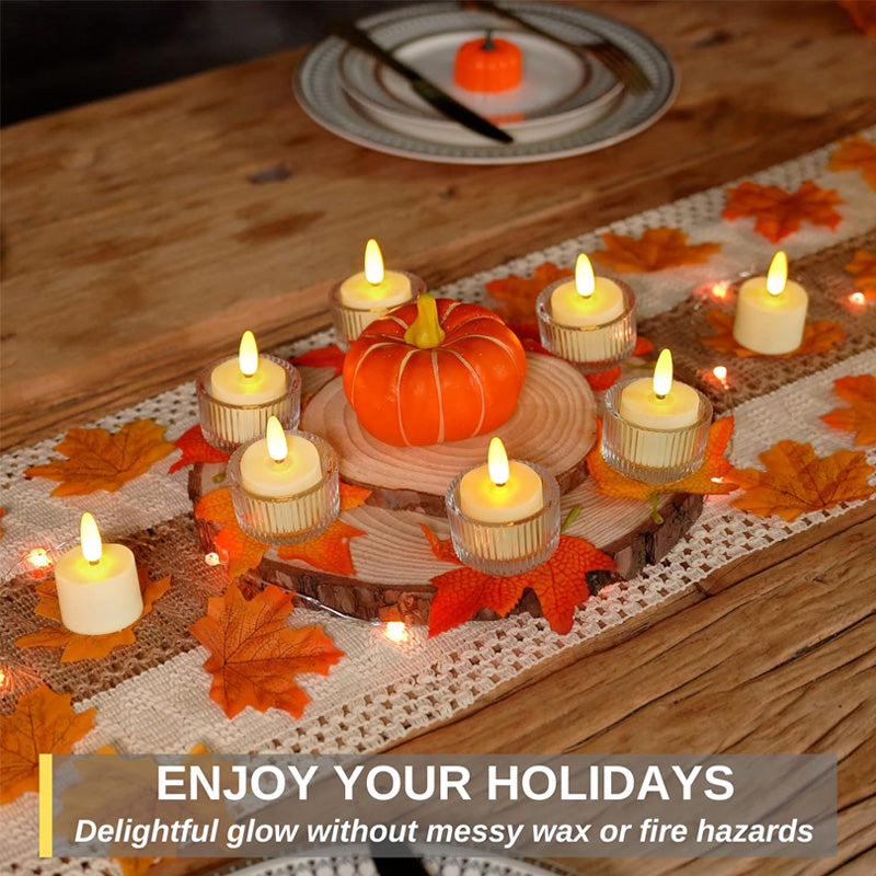 12-Piece Rechargeable LED Flameless Candle Set