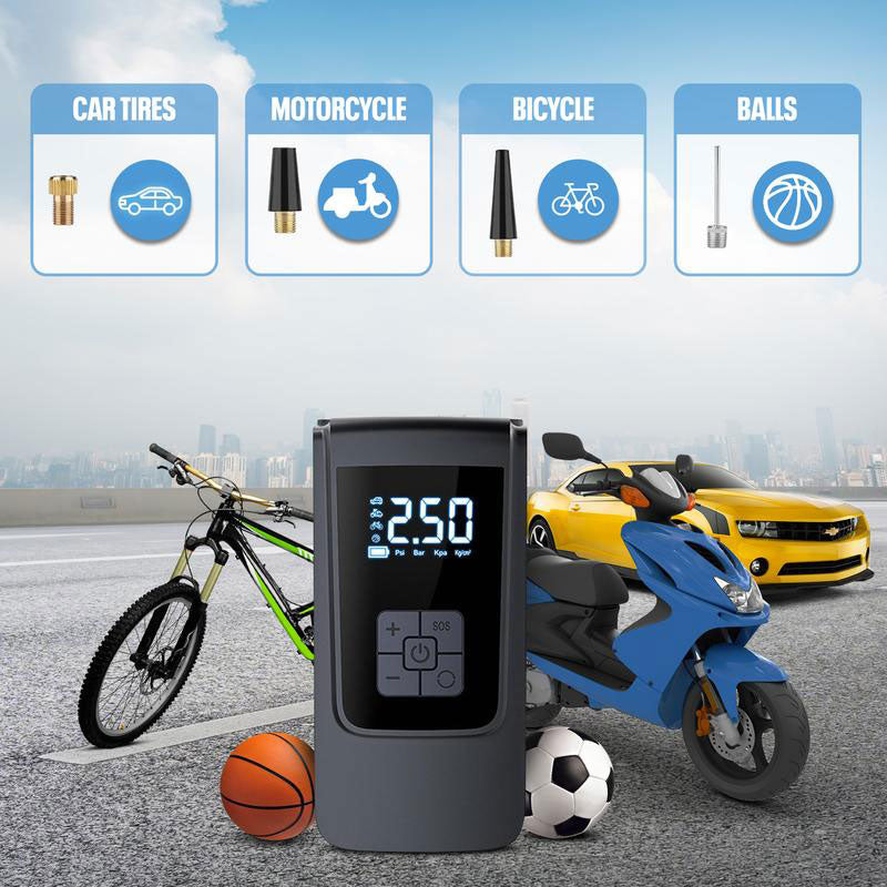 Wireless Dual-Power Tire Inflator