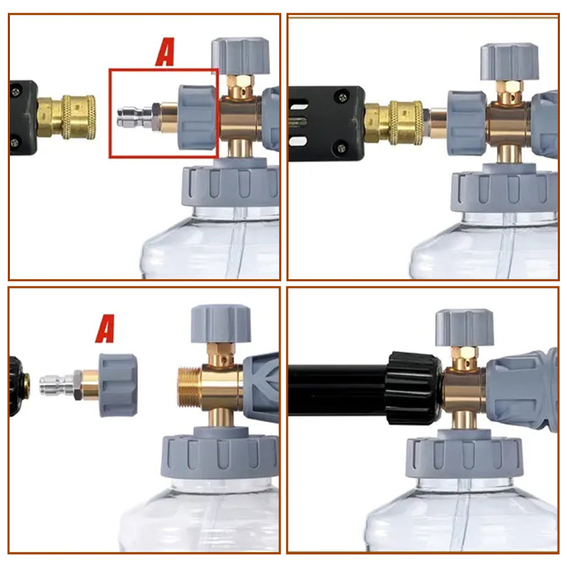 1/4 Inch Quick Connect High Pressure Snow Foam Cannon