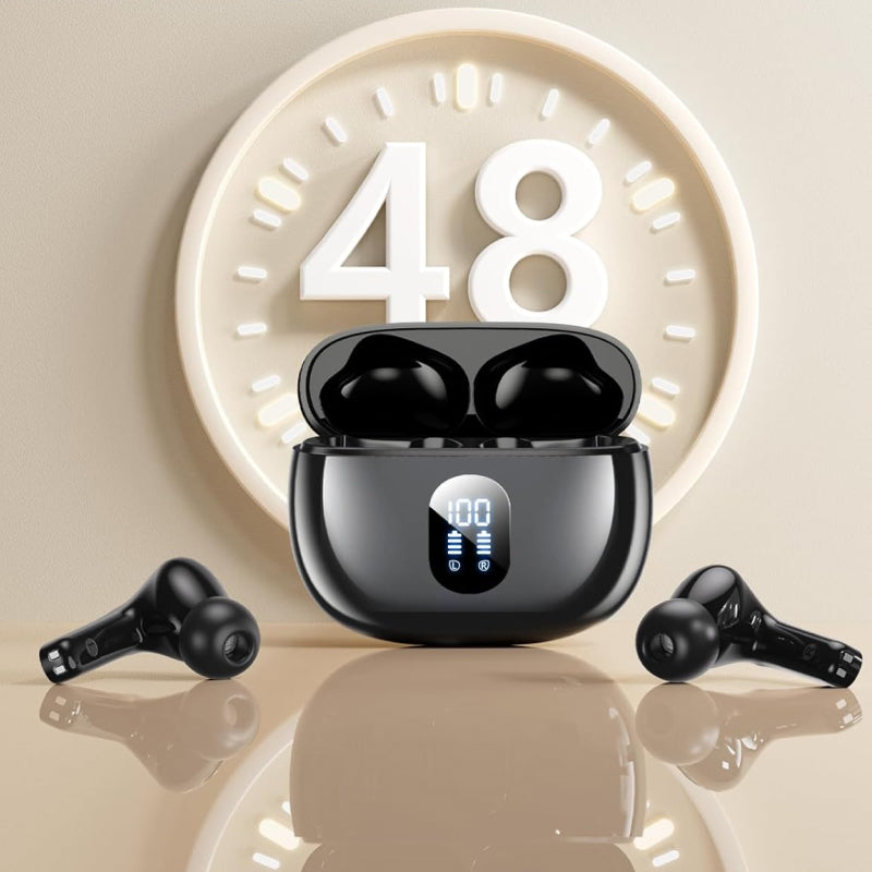 S510 Bluetooth Earbuds – Noise Cancelling, Digital Display